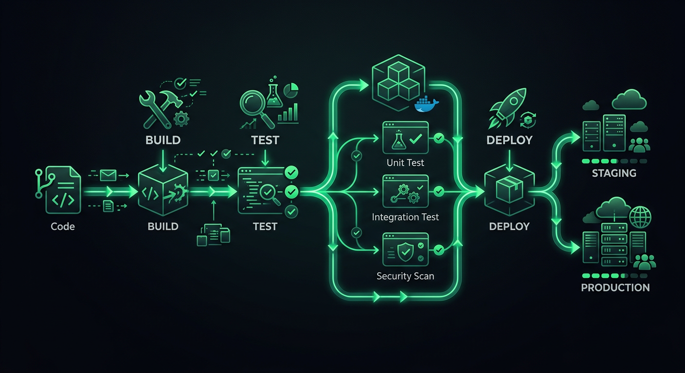실제로 프로덕션에서 작동하는 CI/CD 파이프라인 설정