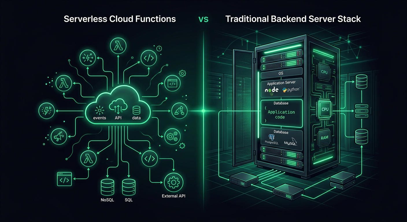 클라우드 함수 vs 전통적인 백엔드: 서버리스가 합리적인 경우